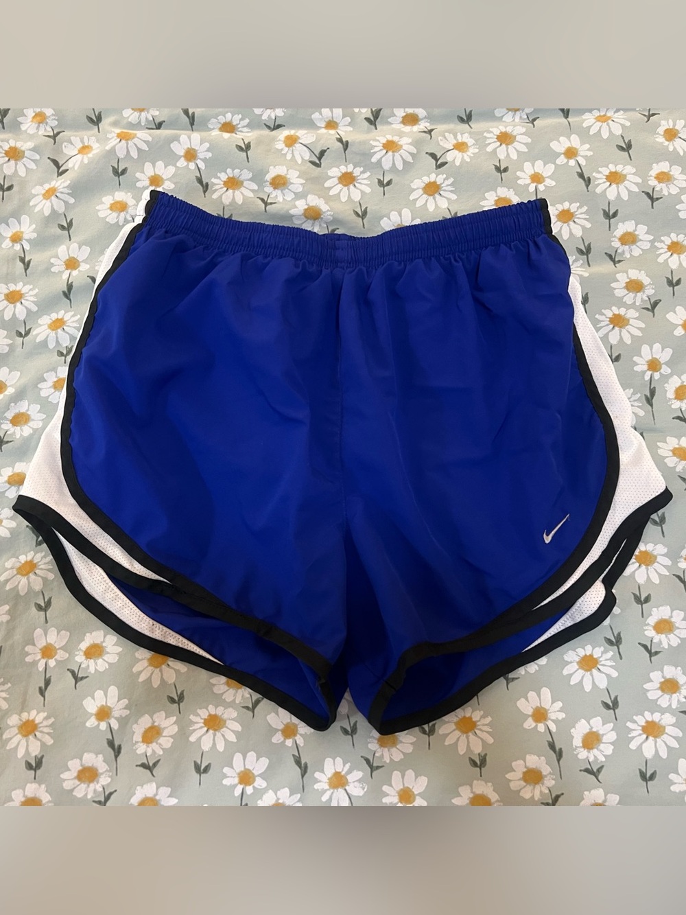 Nike Women’s Royal Blue Running Shorts with Black & White Trim